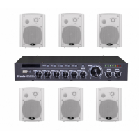 Звуковой комплект DV Audio DMA1206422W для помещения до 180 м², белый