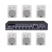 Звуковой комплект DV Audio DMA1206422W для помещения до 180 м², белый