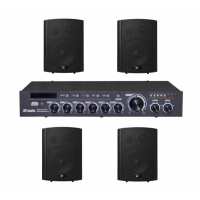 Звуковой комплект DV Audio DMA12044532B для помещения до 180 м², белый