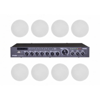 Комплект звуку DV audio DMA1808CMG5W, 180 Вт, 8 колонок, до 240 м²