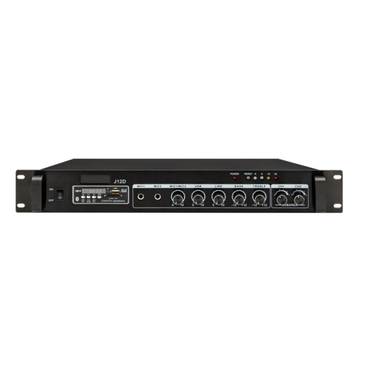 Усилитель мощности ProRecAudio J12D, 120 Вт, 1.5U, черный