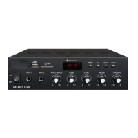 Усилитель ProRecAudio M-60USB, 60 Вт, USB/SD, черный