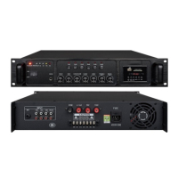 Усилитель ProRecAudio PA-5500USBD, 500 Вт, USB/SD, 2U, черный