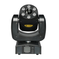 Лазерна голова New Light S52 3W Laser Moving Head LED Wash, чорний