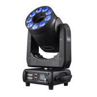 Лазерная голова New Light S55 5W Laser LED Wash, черный