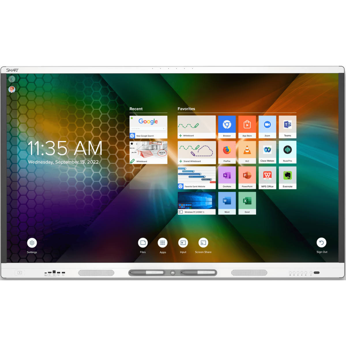 Інтерактивний дисплей SMART Technologies MX265-V5 (Android 13, 8/64 GB (з розширенням до 576GB), NFC)