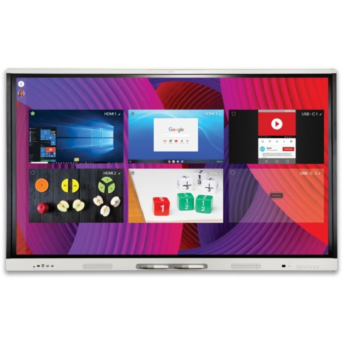 Інтерактивний дисплей SMART Technologies MX265-V5 (Android 13, 8/64 GB (з розширенням до 576GB), NFC)