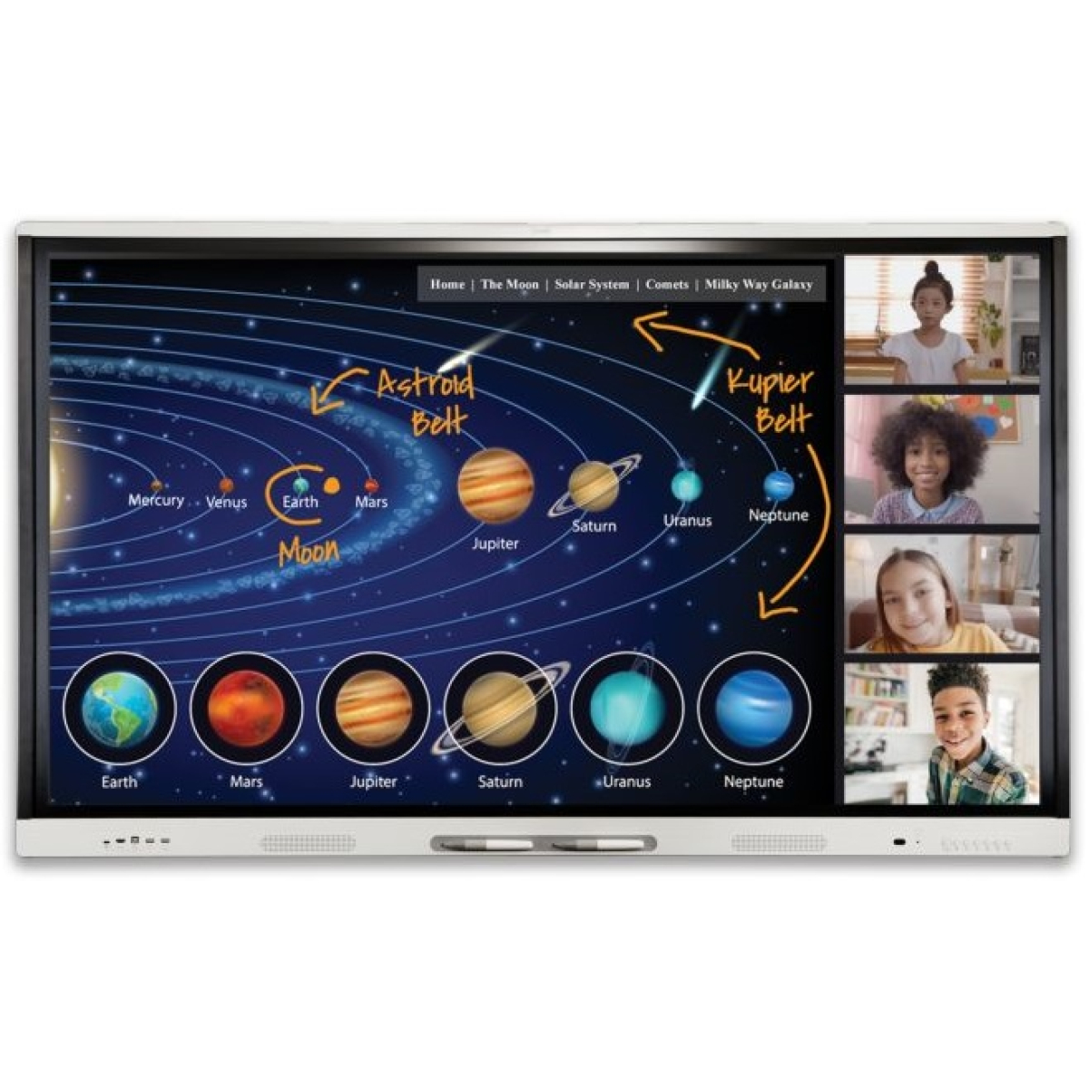Інтерактивний дисплей SMART Technologies MX265-V5 (Android 13, 8/64 GB (з розширенням до 576GB), NFC)
