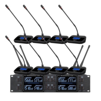 Беспроводная конференционная микрофонная система Emiter-S TA-3808C, UHF
