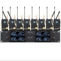 Беспроводная микрофонная система Emiter-S TA-3808H с наголовными микрофонами, UHF