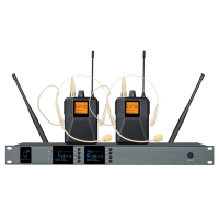 Беспроводная микрофонная система Emiter-S TA-7806P с наголовными микрофонами, UHF