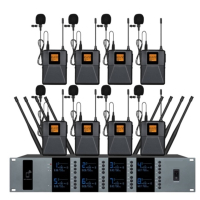 Беспроводная микрофонная система Emiter-S TA-7808P с петличными микрофонами, UHF
