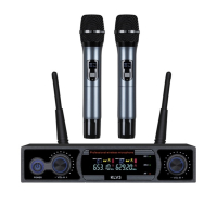 Беспроводная микрофонная система Emiter-S TA-A02 с ручными микрофонами, UHF