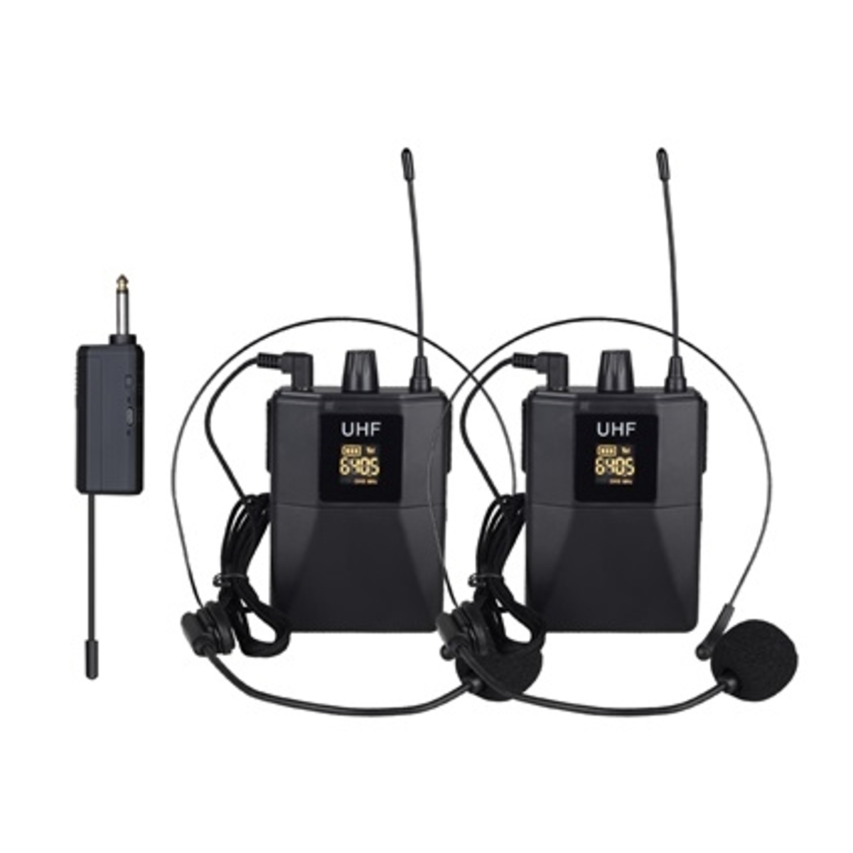 Беспроводная микрофонная система Emiter-S TA-U02H с наголовными микрофонами, UHF
