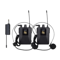 Беспроводная микрофонная система Emiter-S TA-U02H с наголовными микрофонами, UHF