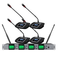 Беспроводная конференционная микрофонная система Emiter-S TA-U104C, UHF