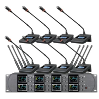 Беспроводная микрофонная система Emiter-S TA-U608 с ручными микрофонами, UHF