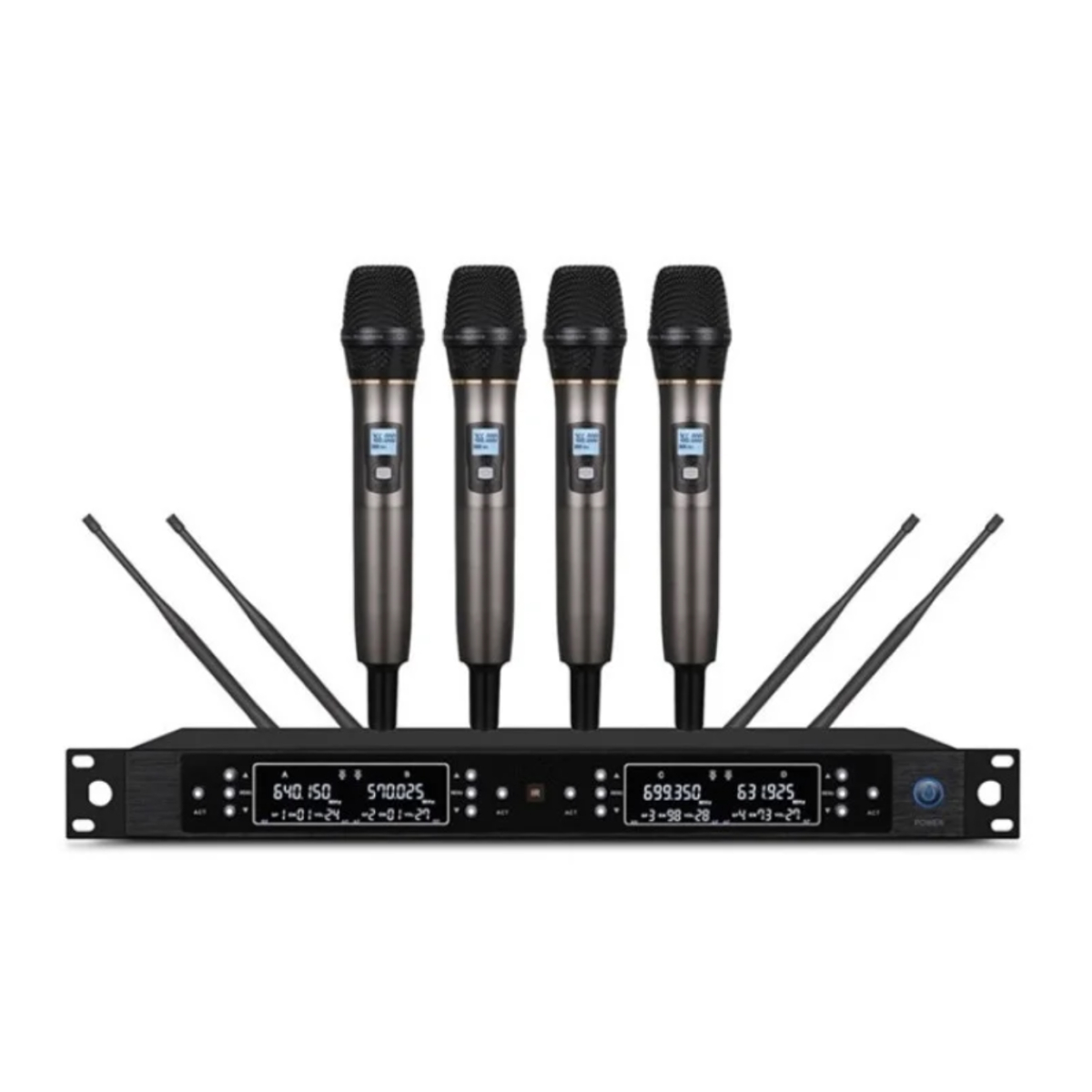 Беспроводная микрофонная система Emiter-S TA-U802H с 4 ручными микрофонами