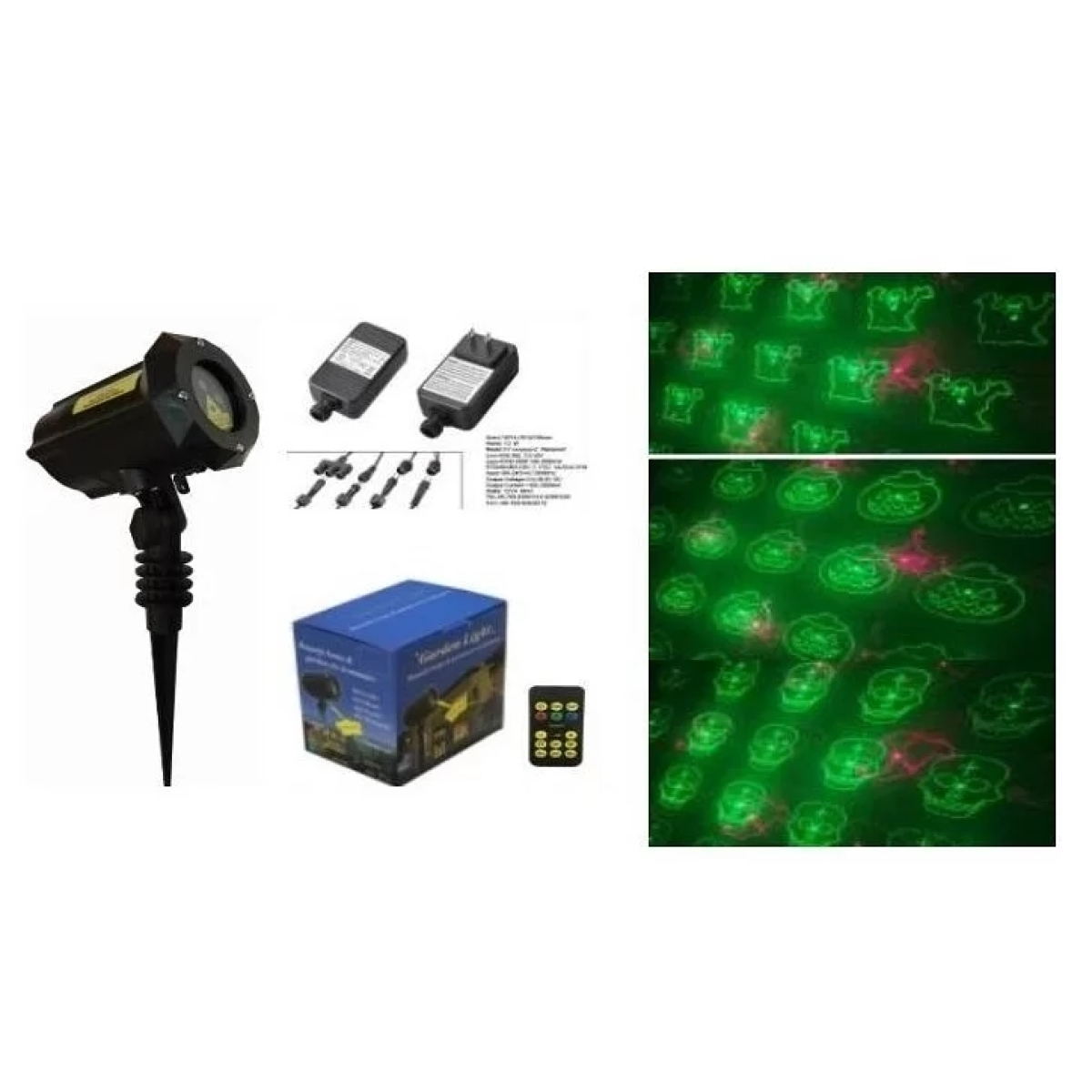 Лазер водонепроникний X-Laser X-34P-B3 RG moving laser 12 Halloween з ДК