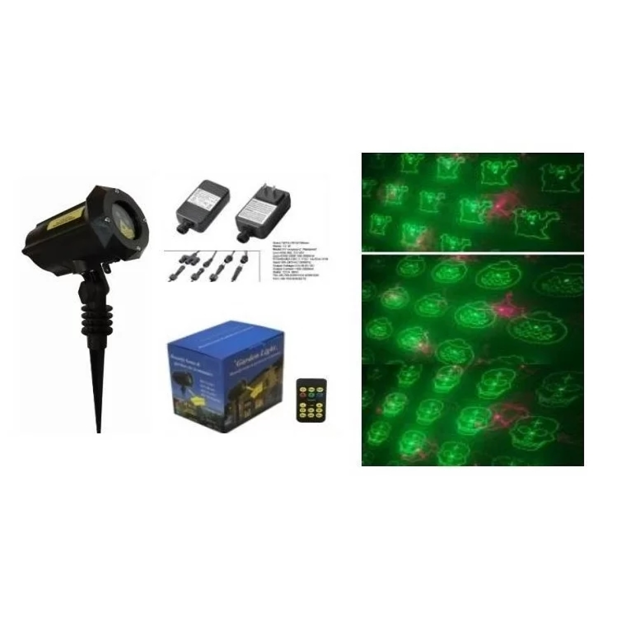 Лазер водонепроникний X-Laser X-34P-B5 RG moving laser 16 Helloween з ДК