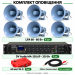 Комплект оповещения AIR alert Wi-Fi + DV Audio MA-350.6P + 6 × LFA 60 Вт до 2600 м²
