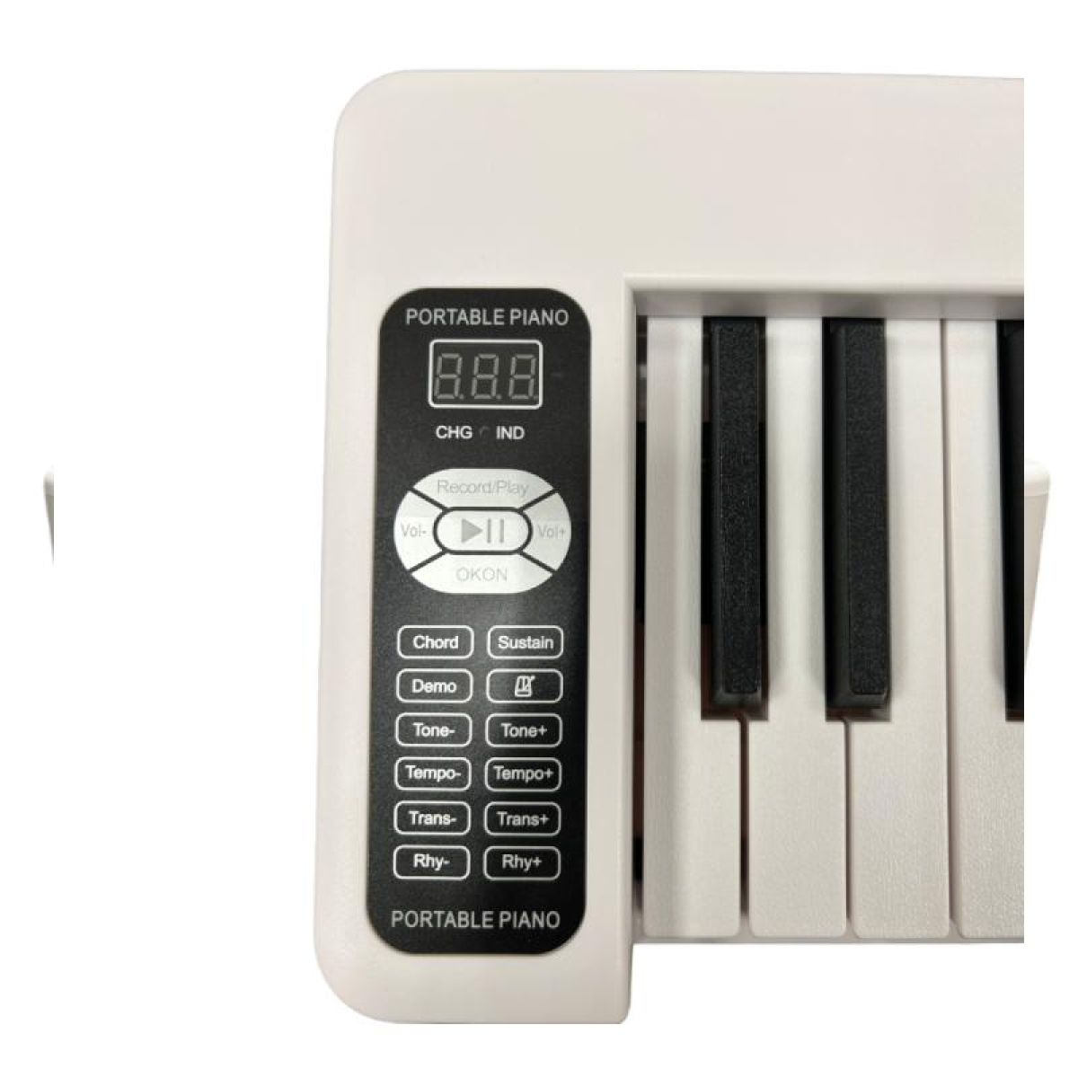Складане цифрове піаніно (в комплекті з чохлом) Musicality PP61-WH _PortablePiano