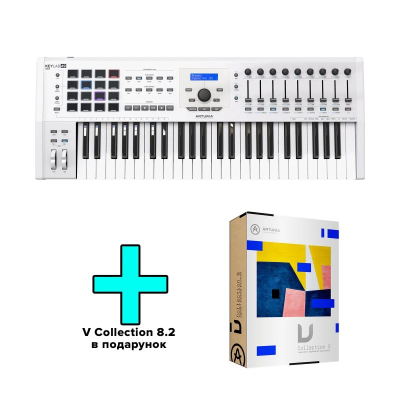 MIDI-клавіатура Arturia KeyLab 49 MkII + V Collection 9.2