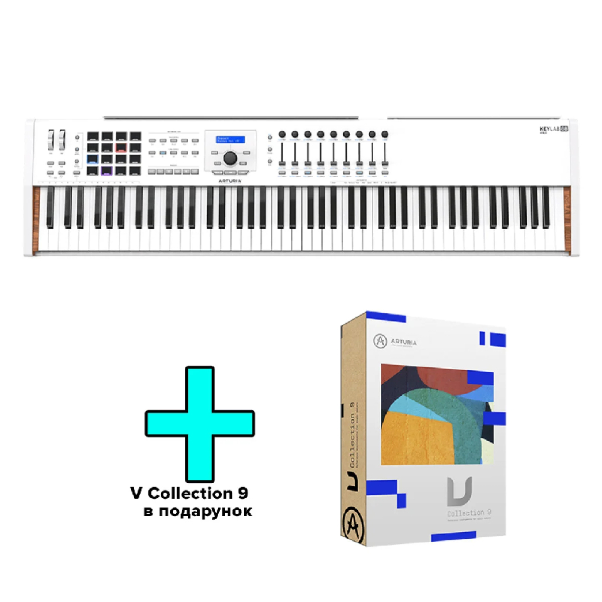 MIDI-клавіатура Arturia KeyLab 88 MkII + V Collection 9