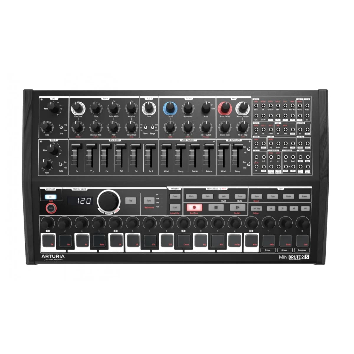Аналоговий синтезатор Arturia MiniBrute 2S Noir Edition
