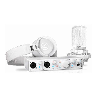 Набір для звукозапису Arturia MiniFuse Recording Pack (White)