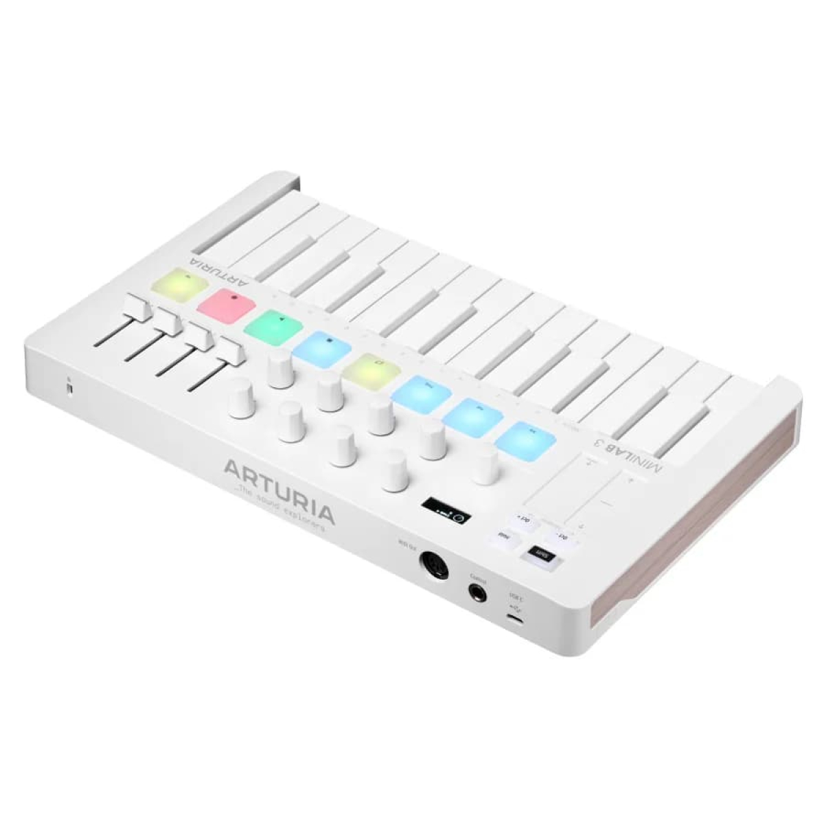 MIDI-клавіатура Arturia MiniLab 3 Alpine White Special Edition