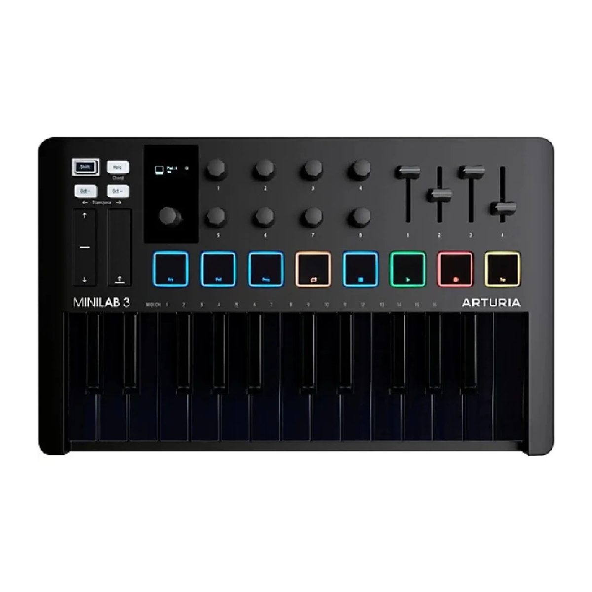MIDI-клавіатура Arturia MiniLab 3 Deep Black + Arturia Analog Lab V