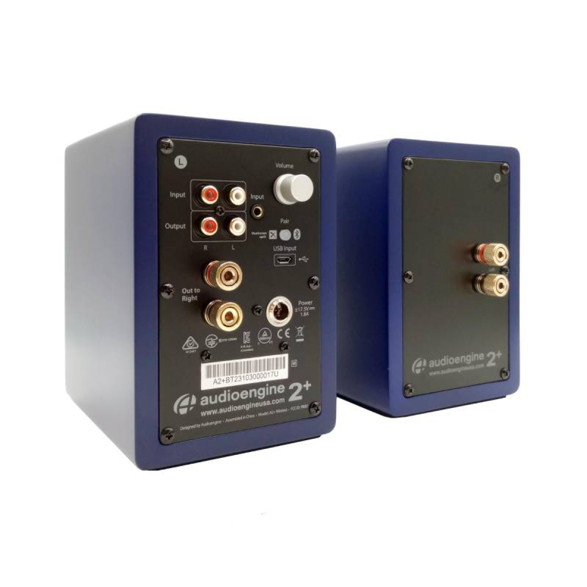 Студийные мониторы Audioengine A2+BT Blue