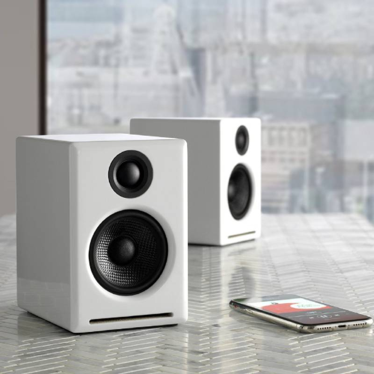 Студійні монітори Audioengine A2+BT White