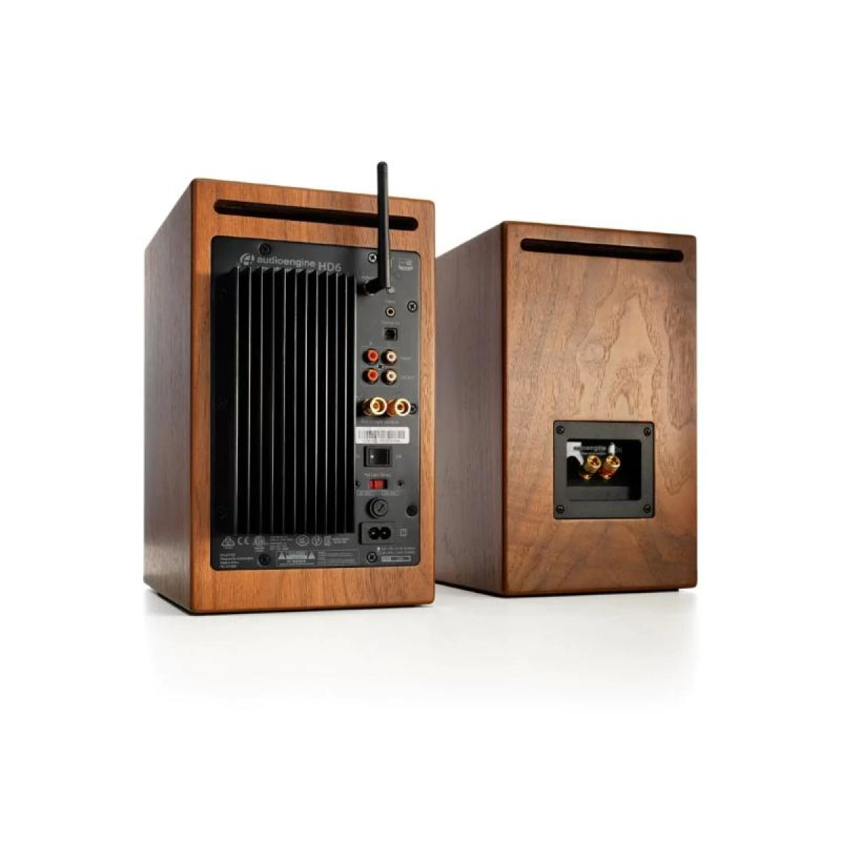 Активная напольная акустическая система AudioEngine HD6 Walnut