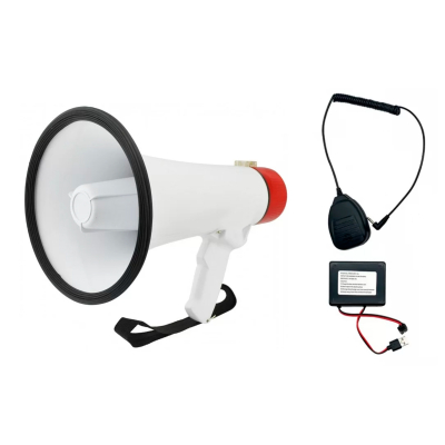 Мегафон рупорний BIG MEGAREX USB/BT/BATTERY