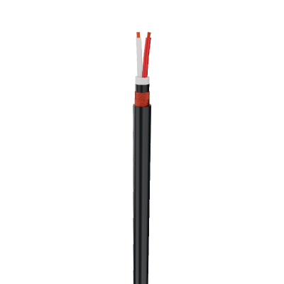Кабель мікрофонний CAE FMR222N1, 0,22 мм², OFC COPPER, BLACK PVC, 100м