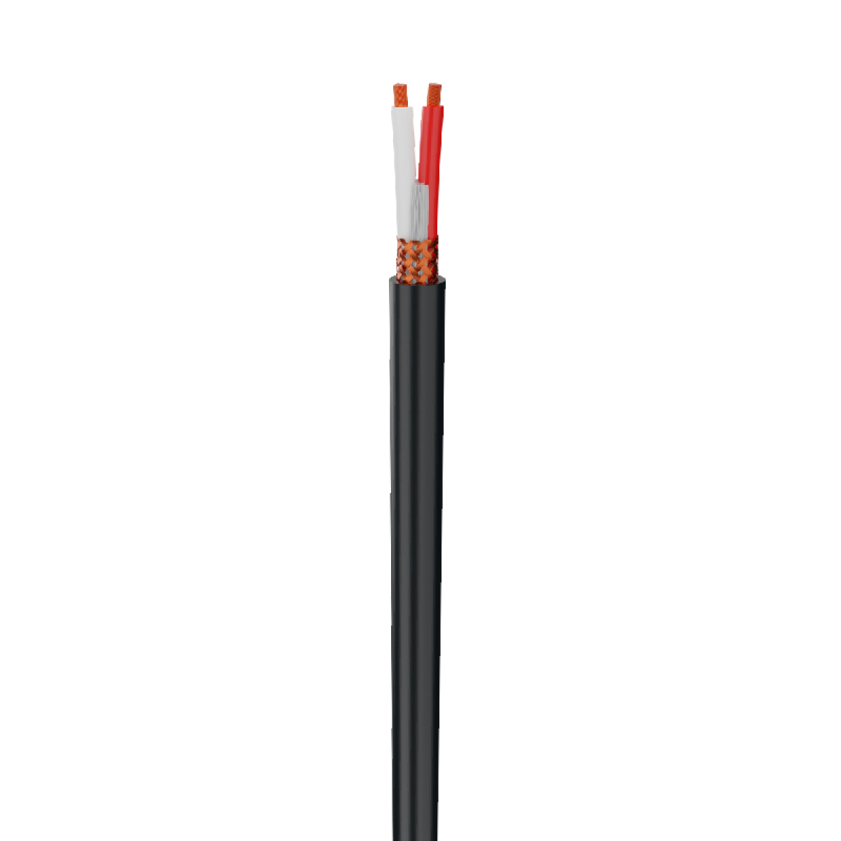 Кабель мікрофонний CAE MIC2225, 0,22 мм², BLACK PVC, 500м