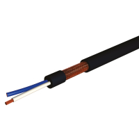 Кабель мікрофонний CAE MIC2401, 0,50 мм², BLACK PVC, 100м