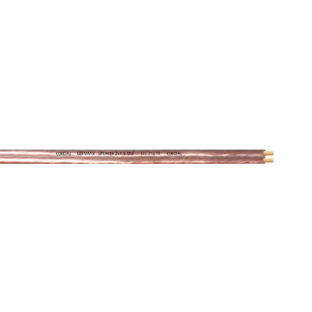 Кабель спикерный Cordial CLS 215 TT, бухта, 100м, прозрачный