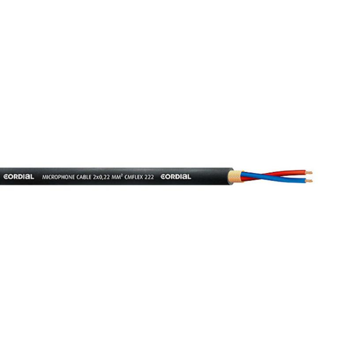 Микрофонный кабель Cordial CMK 222 FLEX, бухта, 100м