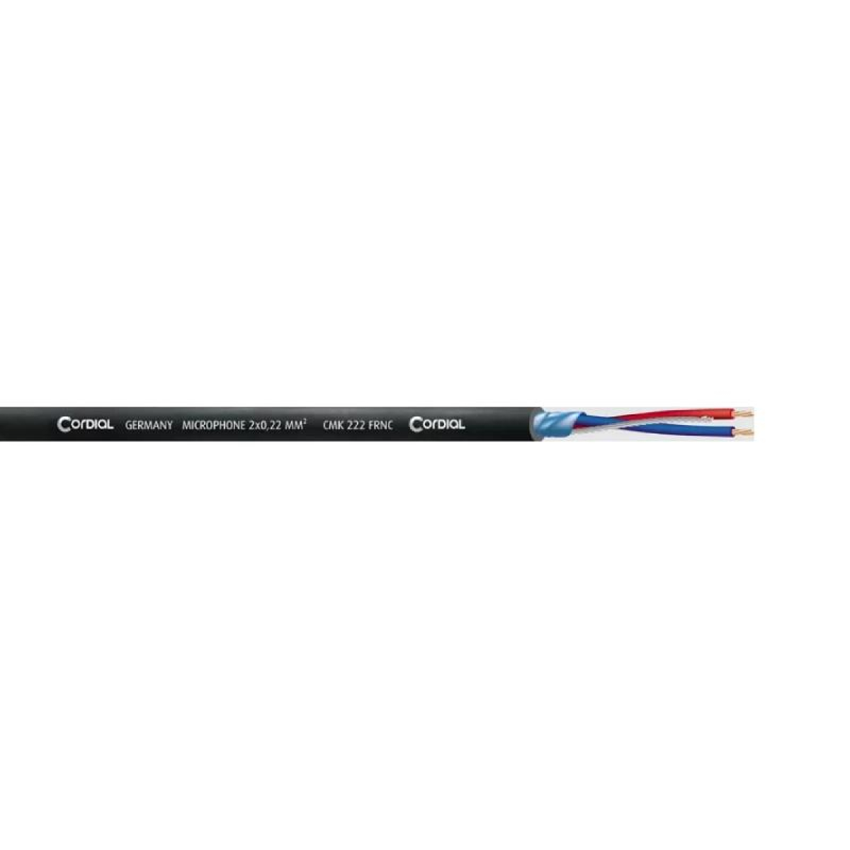 Микрофонный кабель Cordial CMK 222 FRNC, бухта, 100м