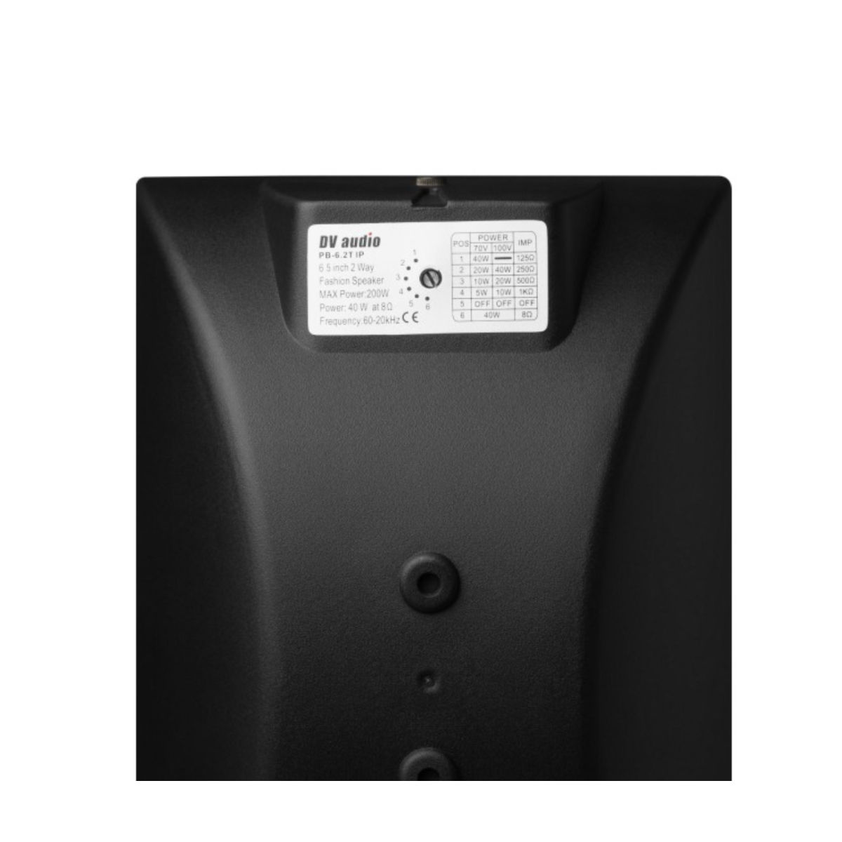 Акустична система DV audio PB-6.2T IP Black
