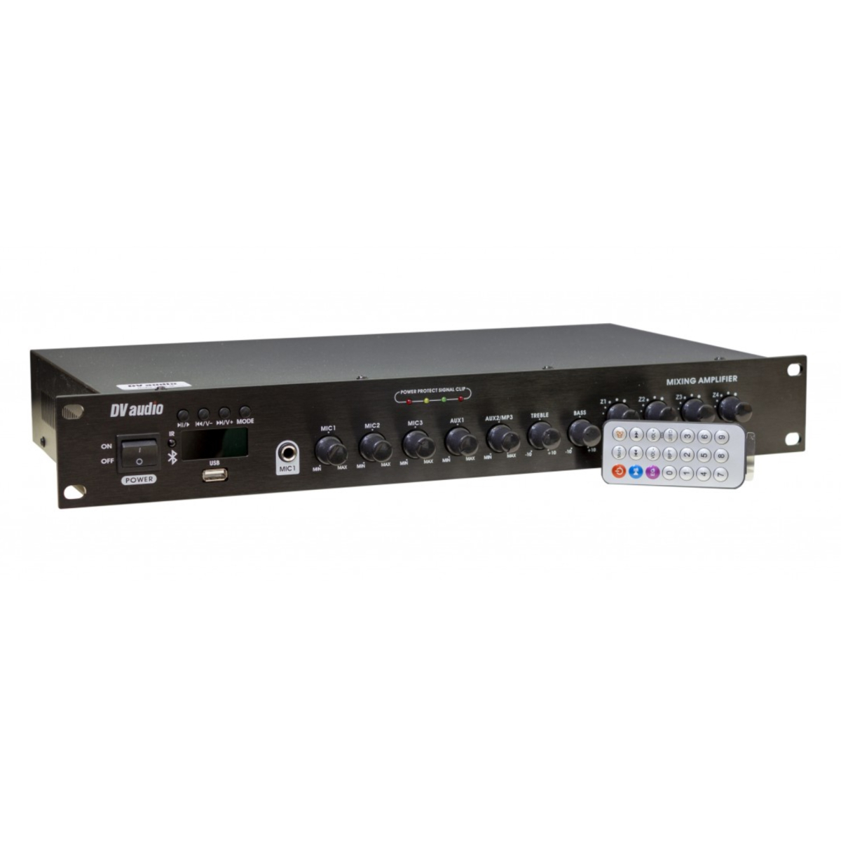 Трансляційний мікшер-підсилювач з USB DV audio LA-80.4P