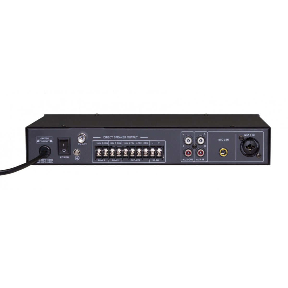 Трансляционный микшер-усилитель 120W DV Audio DMA-120.2P