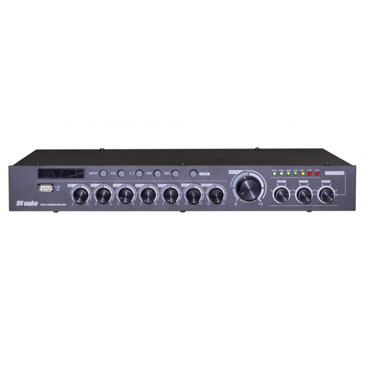 Трансляционный микшер-усилитель 180W DV Audio DMA-180.3P
