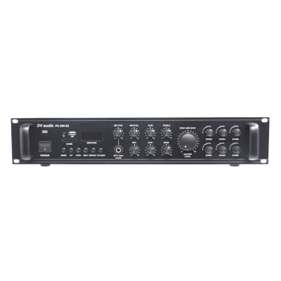 Трансляційний мікшер-підсилювач 250W DV Audio PA-250-6Z