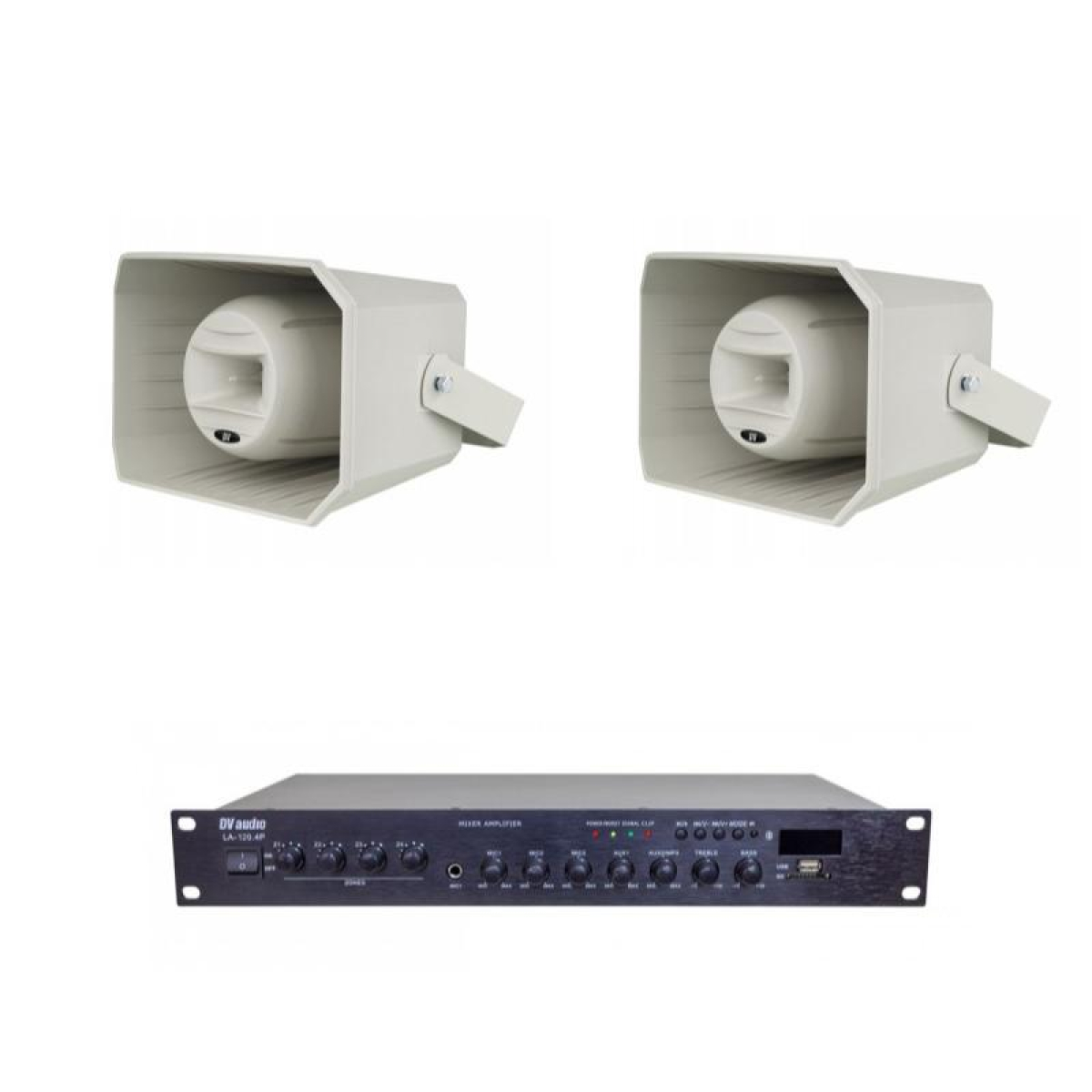 Комплект звуку DV audio LA1002MH50 для зони оповіщення до 1200 м.кв