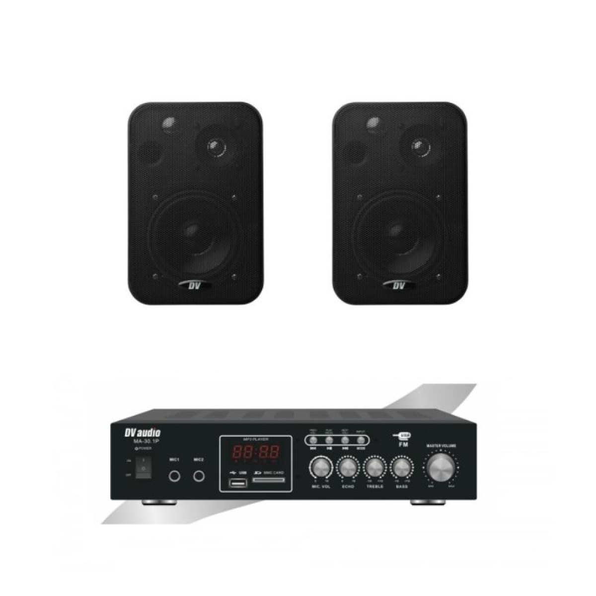 Комплект звуку DV audio MA302CON1B для приміщення до 40м.кв.