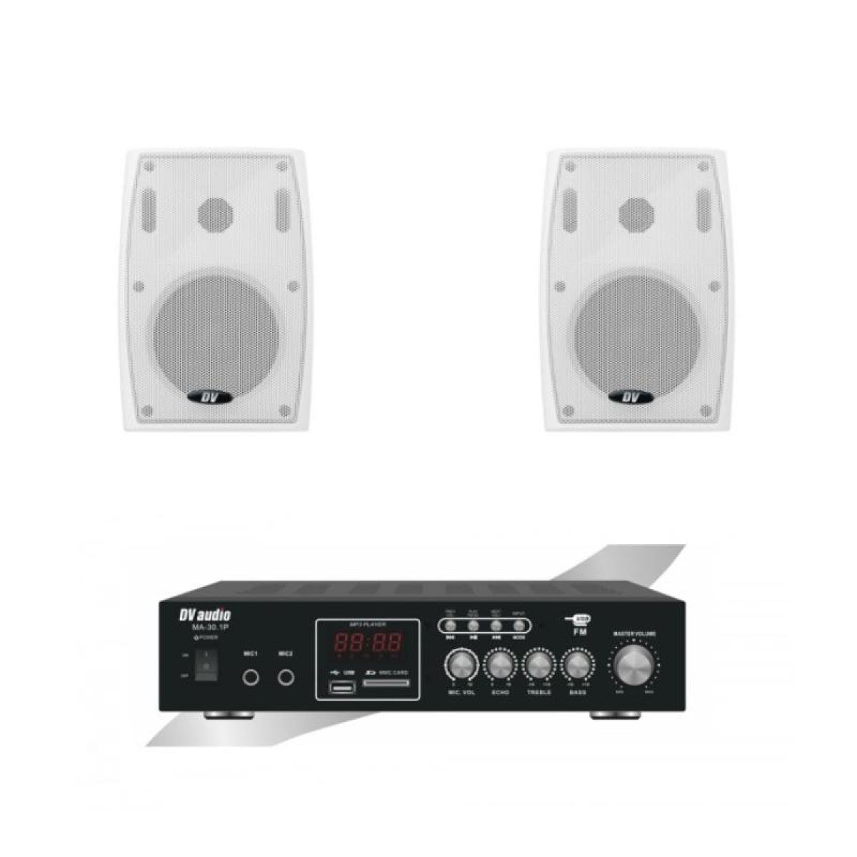 Комплект звука DV audio MA302PB4W для помещения до 40м.кв
